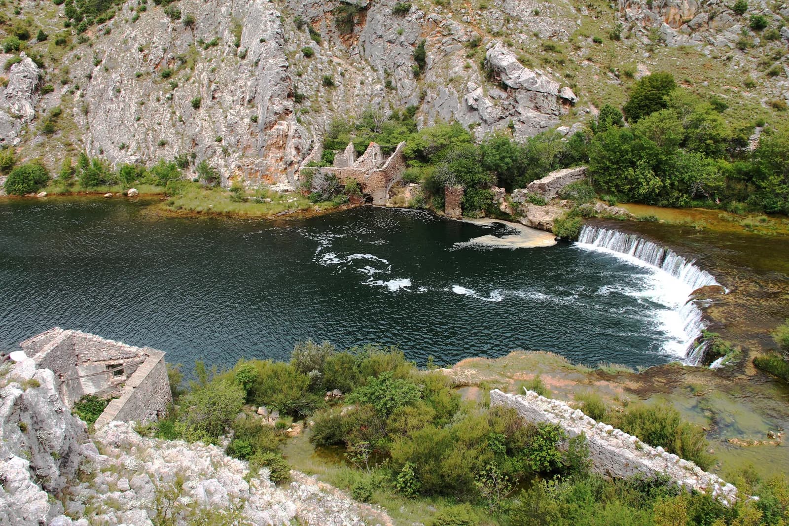 Waterfall on the Zrmanja